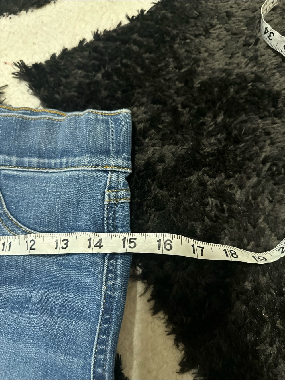 Spanx Seamed-Front Wide-Leg Jeans 20407Q size small petite vintage indigo - Picture 7 of 12